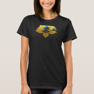 Womens Lotus Grey Yoga 18 T-Shirt