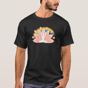Womens Lotus Purple Yoga 8 T-Shirt