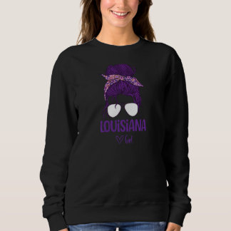 Womens Louisiana Girl Sweatshirt