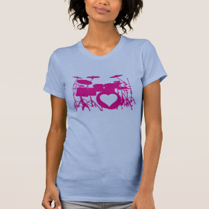 Womens Love Drums T-Shirt