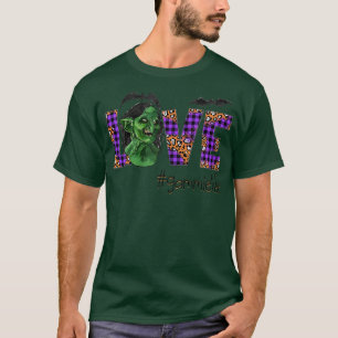 Womens Love halloween scary art Gammie autumn gift T-Shirt