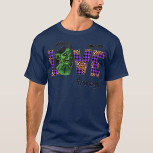 Womens Love halloween scary art Honey autumn gift T-Shirt