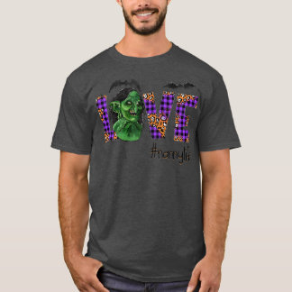 Womens Love halloween scary art Nanny autumn gift  T-Shirt