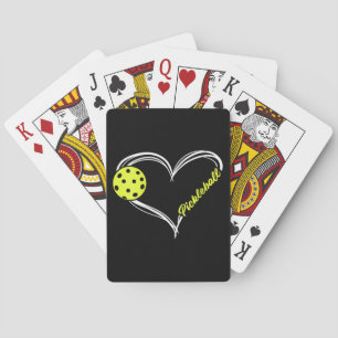 Womens Love Pickleball - cute pickleball match, I Playing Cards