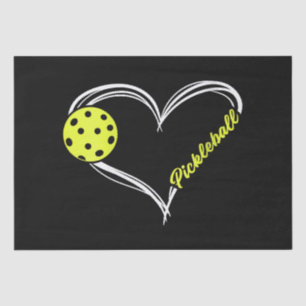 Womens Love Pickleball - cute pickleball match, I  Tissue Paper