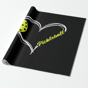 Womens Love Pickleball - cute pickleball match, I Wrapping Paper
