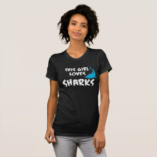 Womens love sharks T-shirt