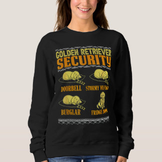 Womens Lovely Dog Holder Retriever Security Sweatshirt