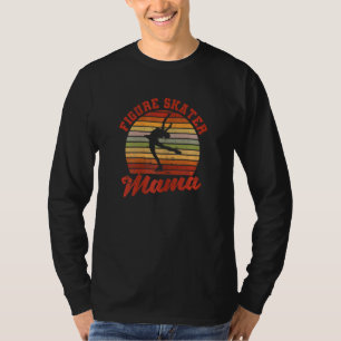 Womens Loves Ice Skating Mum Cute Skate Figure Sk T-Shirt