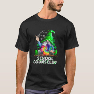 Womens Lucky School Counselor Gnomes St Patrick's T-Shirt