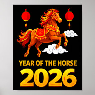 Women's lunar new year 2026 chinese new year poster