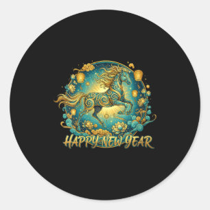Womens Lunar New Year Happy Chinese New Year Of Th Classic Round Sticker