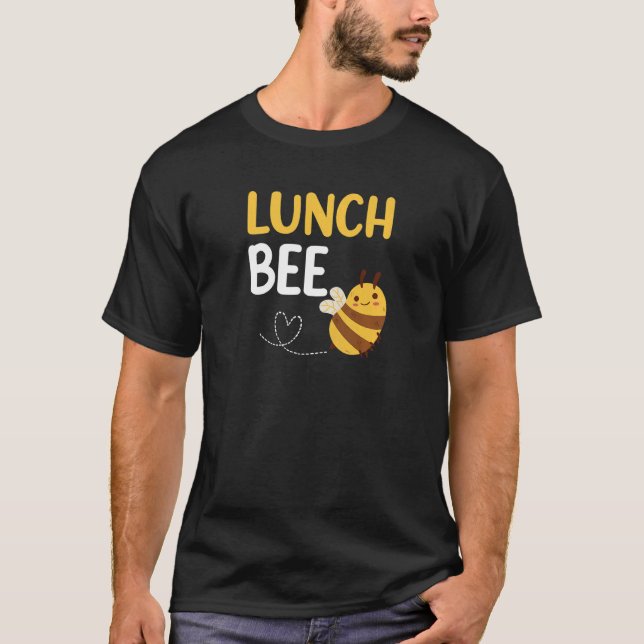 Womens Lunch Lady Cafeteria Mum  Lunch Bee  5 T-Shirt (Front)
