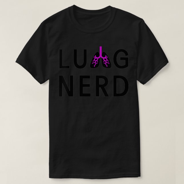 Womens Lung Nerd Respiratory Therapy Medical Thera T-Shirt (Design Front)