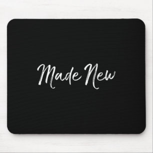 Womens Made New Salvation Quote Faith Christian Ba Mouse Mat