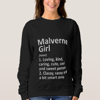 Womens Malverne Girl Ny New York Funny City Home R Sweatshirt