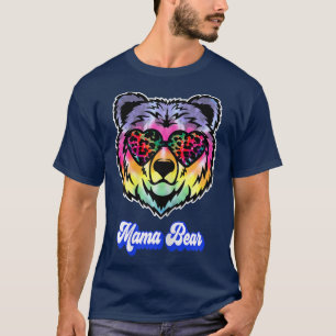 Womens Mama Bear Funny Cute Mom Mother T-Shirt