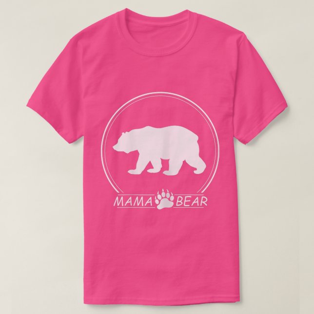 Womens Mama Bear , Matching Family  For All  T-Shirt (Design Front)