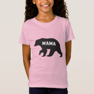 Womens Mama Bear T Shirt Cute Funny Best Mum of Bo