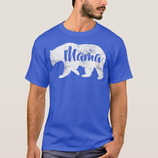 Womens Mama Bear T-Shirt Sweet Outdoors Family Tee