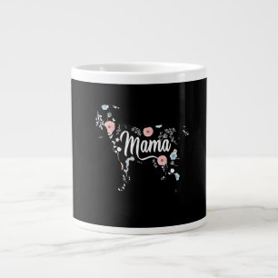 Womens Mama Goat Floral Mum Lover Mor Grandma Large Coffee Mug