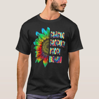 Womens Mama Mummy Mum Bruh Mummy And Me Mum Sunflo T-Shirt