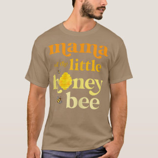 Womens Mama of Little Honey Bee Birthday Gender Re T-Shirt