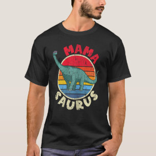 Womens Mama Saurus I Brachiosaurus Diplodocus I Fa T-Shirt