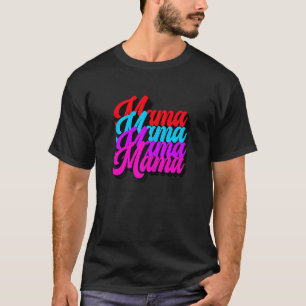 Womens Mama Women Mama Graphic Cute Mothers Day L T-Shirt
