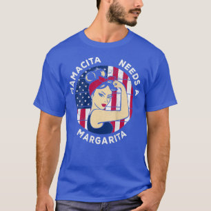 Womens Mamacita Needs a Margarita Women Funny s Wo T-Shirt