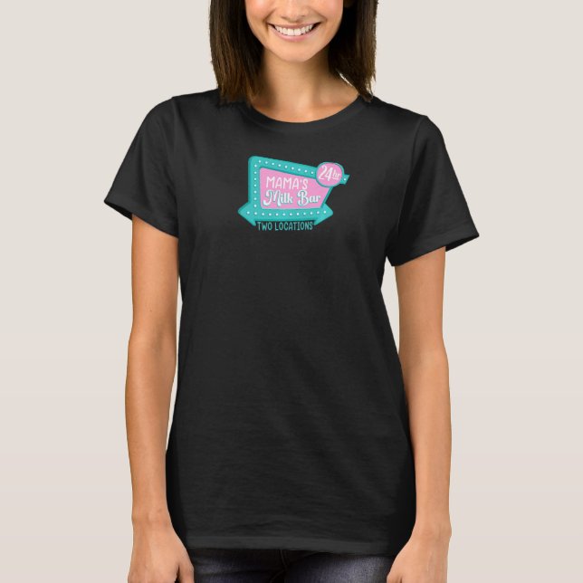 Womens Mama's Boobery Milkshake Breast Milk Bar I  T-Shirt (Front)