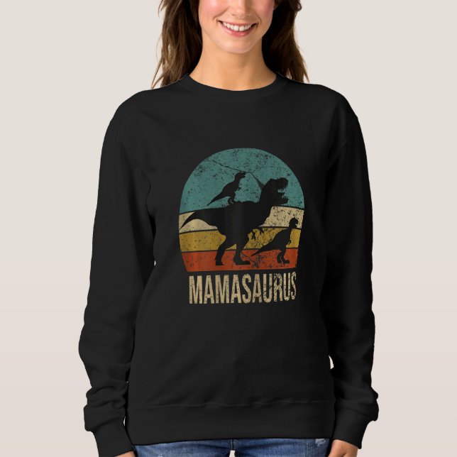 Womens  Mamasaurus Rex Dinasaur Rex Mama Mother's  Sweatshirt (Front)