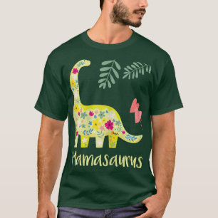 Womens MamasaurusCute Dino Mother Mom Dinosaur T-Shirt