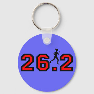 Womens marathon keychain