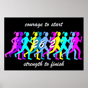 womens marathon poster