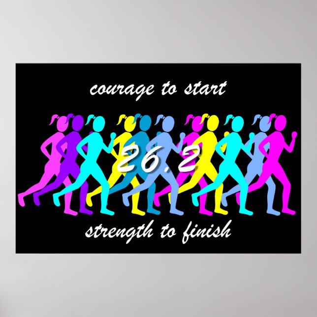 womens marathon poster (Front)