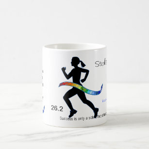 Women's Marathon with Puzzle Ribbon Coffee Mug