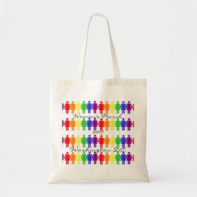 women's march 2017 LGBTQIA Tote Bag (Front)