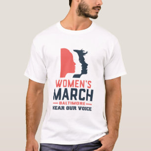 Women's March Baltimore Hear Our Voice T-Shirt