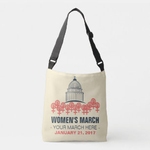 Women's March--Custom "Sister" March Crossbody Bag