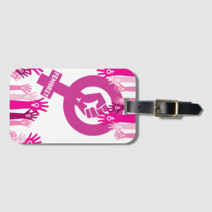 Women's March Feminist Reproductive Rights Pro Dra Luggage Tag