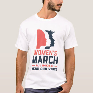 Women's March Illinois Hear Our Voice T-Shirt