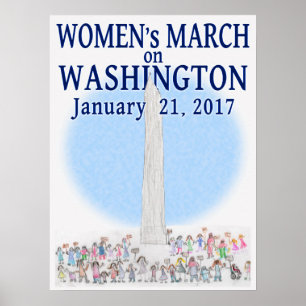 Women's March on Washington - by Pearl Poster