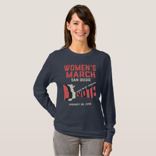 Women's March San Diego Long sleeve T-Shirt