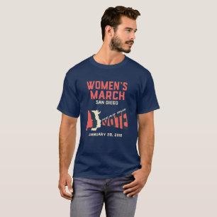 Women's March San Diego Official March T-Shirt