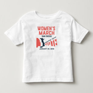 Women's March San Diego Official Toddler T-shirt