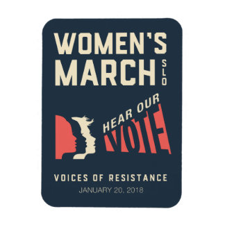 Women's March SLO January Event Magnet