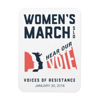 Women's March SLO January Event Magnet