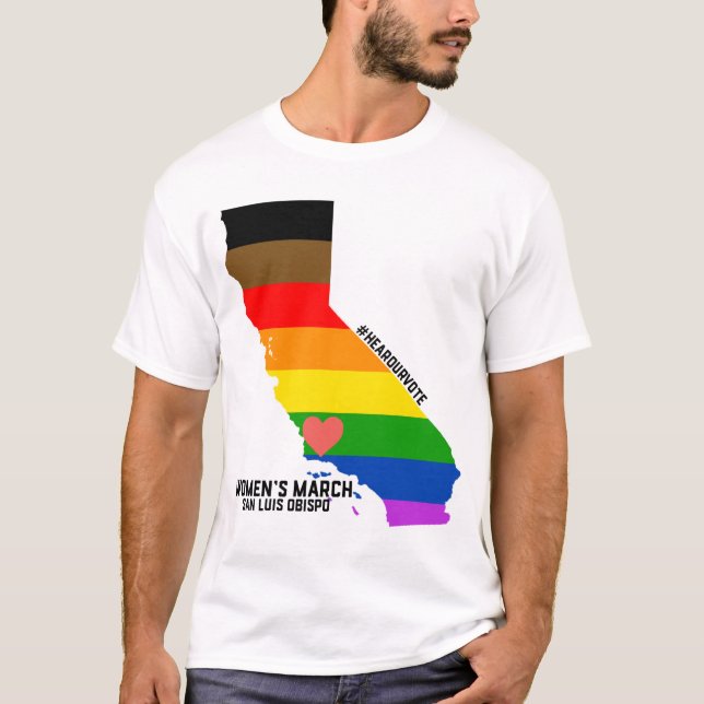 Women's March SLO - LGBTQ T-Shirt (Front)