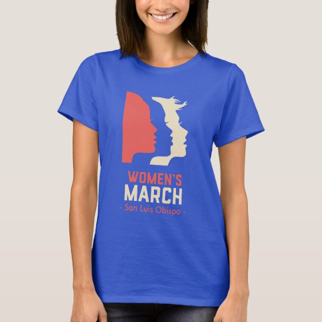 Women's March SLO - National Logo T-Shirt (Front)